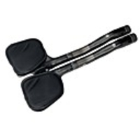 Carbon Fiber TT Handlebar Armrest Bars 22.2 mm 20 mm Lightweight Ergonomic Design Road Bike Mountain Bike MTB Cycling Black 12K