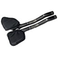 Carbon Fiber TT Handlebar Armrest Bars 22.2 mm 20 mm Lightweight Ergonomic Design Road Bike Mountain Bike MTB Cycling Black 3K