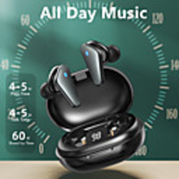 CARKIRA S15 Wireless Earbuds TWS Headphones Bluetooth5.0 Stereo with Microphone with Volume Control HIFI with Charging Box for Mobile Phone