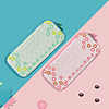 Carry Case for Nintendo Switch Portable Protection With Game Card Slots Floral Print PU Leather EVA For Men and Women Casual Outdoor Indoor Everyday Use Portable