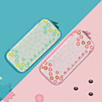 Carry Case for Nintendo Switch Portable Protection With Game Card Slots Floral Print PU Leather EVA For Men and Women Casual Outdoor Indoor Everyday Use Portable