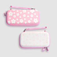 Carry Case for Nintendo Switch Portable Protection With Game Card Slots Floral Print PU Leather EVA For Men and Women Casual Outdoor Indoor Everyday Use Portable