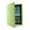 Carton Four-fold Sleep Smart Case for Ipad 2(green)