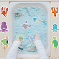 Cartoon Bathtub Waterproof Stickers Children