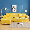 Cartoon Bear Print Dustproof All-powerful Slipcovers Stretch L Shape Sofa Cover Super Soft Fabric Couch Cover Sofa Furniture Protector with One Free Boster Case miniinthebox