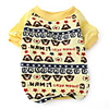 Cartoon Bear Style T-shirt for Dogs (XS-XL,  Yellow)