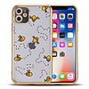 Cartoon Bee Electroplated TPU Phone Case For IPhone XS MAX XR 7 8 Plus All-inclusive Cover For IPhone 11 Pro MAX 6 6S Plus Funda