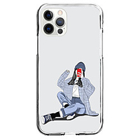 Cartoon Characters Case For Apple iPhone 12 iPhone 11 iPhone 12 Pro Max Unique Design Protective Case and Screen Protector Shockproof Back Cover TPU