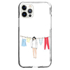 Cartoon Characters Case For Apple iPhone 12 iPhone 11 iPhone 12 Pro Max Unique Design Protective Case and Screen Protector Shockproof Back Cover TPU