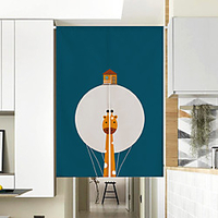 Cartoon Children Cotton Linen Door Curtain Entrance Curtain Fabric Curtain miniinthebox