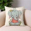 Cartoon Double Side Cushion Cover 1PC Soft Decorative Square Pillowcase for Sofa bedroom Car Chair Superior Quality Outdoor Cushion for Patio Garden Farmhouse Bench Couch miniinthebox