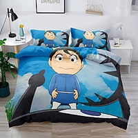 Cartoon Duvet Cover Set 2/3 Piece Bedding Set with 1 or 2 Pillowcase(Single Twin only 1pcs) Christmas Boy gife For Kids gife miniinthebox