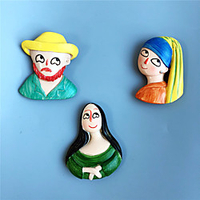 Cartoon Funny And Interesting Magnetic Resin Refrigerator Magnet