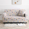 Cartoon Heart Print Dustproof All-powerful Slipcovers Stretch Sofa Cover Super Soft Fabric Couch Cover with One Free Boster Case(Chair/Love Seat/3 Seats/4 Seats) miniinthebox