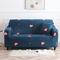 Cartoon Heart Print Dustproof All-powerful Slipcovers Stretch Sofa Cover Super Soft Fabric Couch Cover with One Free Boster Case(Chair/Love Seat/3 Seats/4 Seats) miniinthebox