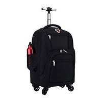 Cartoon Kawii Rolling Backpack for Student Multi-function Wear-Resistant Water Resistant Nylon School Bag Satchel 23 inch miniinthebox