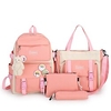 Cartoon Kawii School Backpack Bookbag for Student Boys Girls Multi-function Wear-Resistant Water Resistant Canvas School Bag Satchel 21.19 inch miniinthebox
