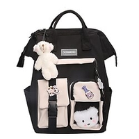 Cartoon Kawii School Backpack Bookbag for Student Multi-function Wear-Resistant Water Resistant Nylon School Bag Satchel 18.13 inch miniinthebox