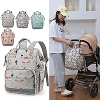 Cartoon Kawii School Backpack Bookbag for Student Women Multi-function Wear-Resistant Water Resistant Oxford Cloth School Bag Satchel 18 inch miniinthebox