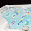 Cartoon Marine Life Bathtub Waterproof Stickers Children