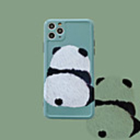 Cartoon Panda Pattern TPU Case For Apple iPhone 11 Pro Max 8 Plus 7 Plus 6 Plus Max Back Cover