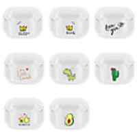 Cartoon PC Headphone Case for Airpods 1 2 Pro Case Shockproof Bluetooth Wireless Earphone Protective Cover