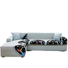 Cartoon Print Dustproof All-powerful Slipcovers Stretch L Shape Sofa Cover Super Soft Fabric Couch Cover Sofa Furniture Protector With One Free Boster Case miniinthebox