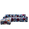 Cartoon Print Dustproof All-powerful Slipcovers Stretch L Shape Sofa Cover Super Soft Fabric Couch Cover Sofa Furniture Protector With One Free Boster Case miniinthebox