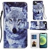 Cartoon PU Leather Phone Case For iPhone 13 12 Pro Max 11 SE 2020 X XR XS Max 8 7 Wallet Magnetic Flip Folio Full Body Protective Cover with Card Slots Kickstand miniinthebox