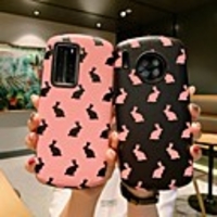 Cartoon Rabbit Pattern TPU Case For Huawei P20 20pro 30 30pro 40 40pro 40pro Mate20 20pro 30 30pro Honor20 9x V30 V30pro Nova5 Nova6 Nova6se Nova7 Nova7pro Back Cover