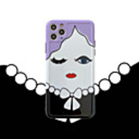 Cartoon Red Lips Puttern IMD Case For Apple iPhone 11 Pro Max 8 Plus 7 Plus 6 Plus Max Back Cover
