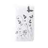 Cartoon Transparent Edge Protective PVC Case Cover for iPhone 3G/3GS (White)
