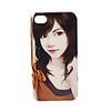 Cartoon Transparent Edge Protective PVC Case Cover for iPhone 4