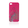 Cartoon Transparent Edge Protective PVC Case Cover for Iphone4 (Roseo)
