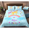 Cartoon Unicorn 3-Piece Duvet Cover Set Hotel Bedding Sets Comforter Cover with Soft Lightweight Microfiber,  Include 1 Duvet Cover,  2 Pillowcases for Double/Queen/King(1 Pillowcase for Twin/Single) miniinthebox