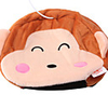 Cartoon USB Hand Warmer Mouse Pad - Broen White