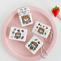 Cartoons Boy Girl PC Cases For Apple Airpods1 Airpods2 Airpods pro Hard shell Case Cover Charging Box Shell For AirPods1amp;2 Airpods pro Pro tective Cover(Does not include headset charging box)