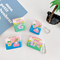 Cartoons PC Cases For Apple Airpods1 Airpods2 Airpods pro Hard shell Case Cover Charging Box Shell For AirPods1amp;2 Airpods pro Pro tective Cover(Does not include headset charging box)