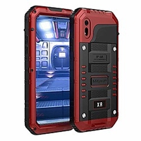Case Compatible With iPhone 12 11 Pro Max Metal Case Heavy Duty Full Body Protective Waterproof Shockproof Tough Rugged Hybrid Military Grade Defender Outdoor for iPhone X/XS XR XS Max 7 Plus/8 Plus miniinthebox