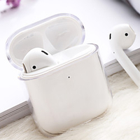 Case Cover Compatible with AirPods Shockproof Dustproof Solid Color PC Headphone Case miniinthebox