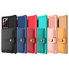 Case Fo Galaxy S20 Ultra Card Holder / Shockproof Back Cover Solid Colored PU Leather / TPU For S10E / S9 Plus / Note 20 Ultra / Note 10 Pro / Note 9