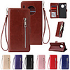 Case For Huawei Mate20 Lite/Mate20 pro/Mate 20/Mate 10/P30 Pro/P30 Lite/P30/P20 Pro/P20 Lite/P20/Nova4e/Nova3e/Nova3i Card Holder Flip Magnetic Full Body Cases Solid Colored PU Leather