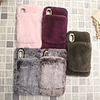 Case For iPhone 11 Shockproof Back Cover Solid Colored / Plush TPU / Cotton Fabric For iPhone 11 Pro Max/X/XS/XR/XS Max/6 6S 7 8 Plus/SE 2020