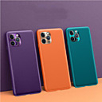Case For iPhone 11 Shockproof Back Cover Solid Colored TPU Case For iPhone 11 Pro/11 Pro Max/XS/XS Max/XR/7 8 Plus/SE 2020