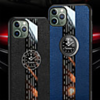 Case For iPhone 12 Shockproof / Ring Holder / Magnetic Back Cover Lines / Waves / Solid Colored TPU For iPhone12 Pro Max