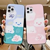 Case For iPhone 6 6s 7 8 6plus 6splus 7plus 8plus X XR XS XSMax SE(2020) iPhone 11 11Pro 11ProMax Shockproof Ultra-thin Pattern Back Cover Word Phrase Cartoon TPU Tempered Glass PC