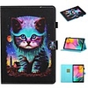 Case For Samsung Galaxy Tab A7 2020 T500 T505 Card Holder with Stand Flip Full Body Cases Animal PU Leather Tab A 10.1 T510 A 8.0 T290 295 S7 T870 T875 S6lite P610 P615