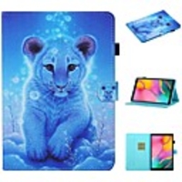 Case For Samsung Galaxy Tab A7 2020 T500 T505 Card Holder with Stand Flip Full Body Cases Animal PU Leather Tab A 10.1 T510 A 8.0 T290 295 S7 T870 T875 S6lite P610 P615