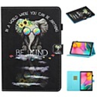 Case For Samsung Galaxy Tab A7 2020 T500 T505 Card Holder with Stand Flip Full Body Cases Animal PU Leather Tab A 10.1 T510 A 8.0 T290 295 S7 T870 T875 S6lite P610 P615