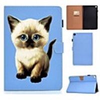 Case For Samsung Galaxy Tab A7 2020 T500 T505 Card Holder with Stand Flip Full Body Cases Animal PU Leather Tab A 10.1 T510 S5E 10.5 T720 T725 S7 T870 T875 S6lite P610 P615 T580 T560